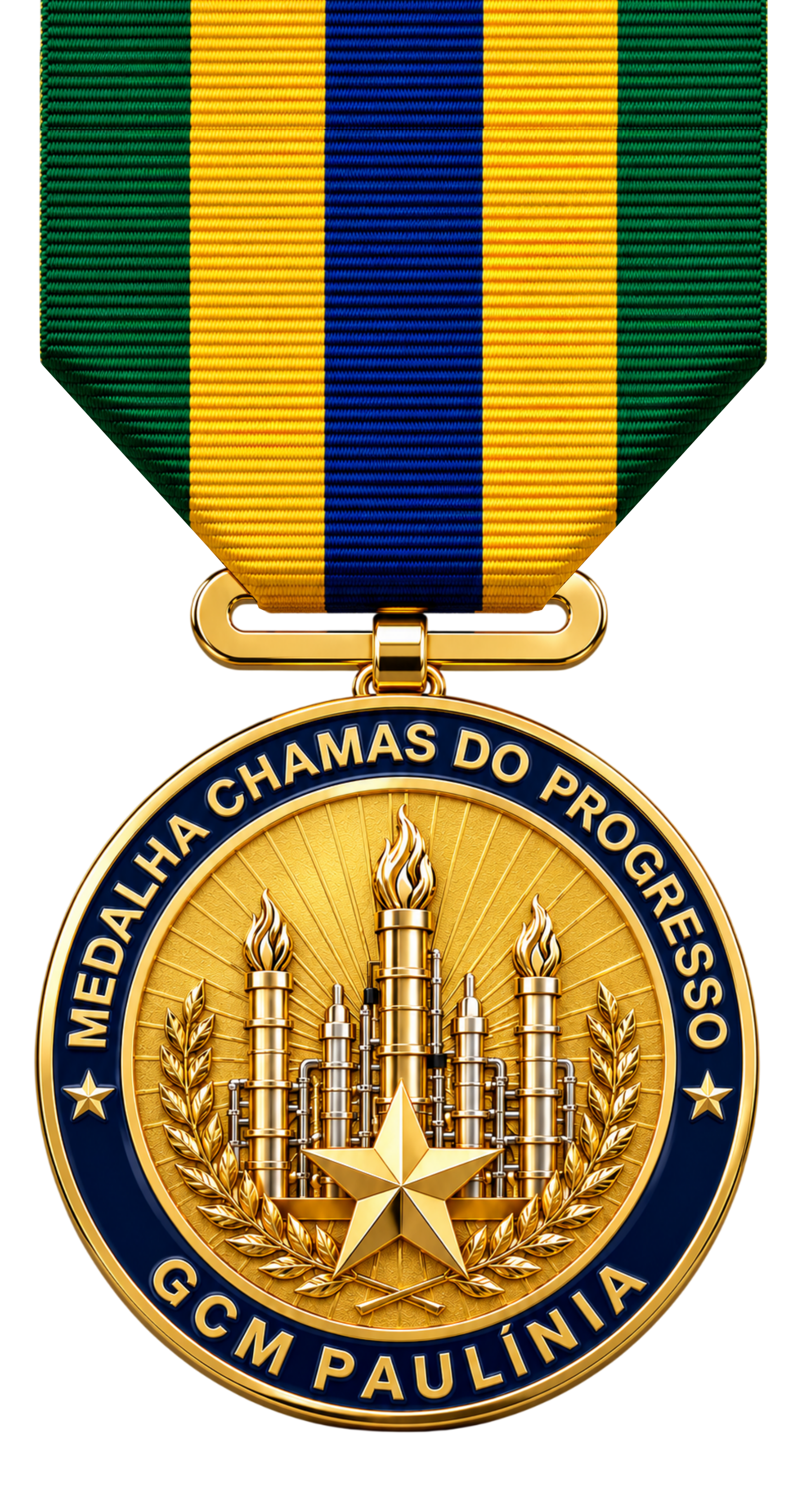 MEDALHA CHAMAS DO PROGRESSO